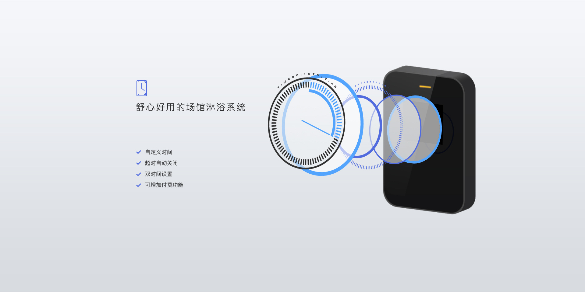 健身房智能淋浴系統
